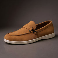 Camden Suede Loafer in Sienna Brown