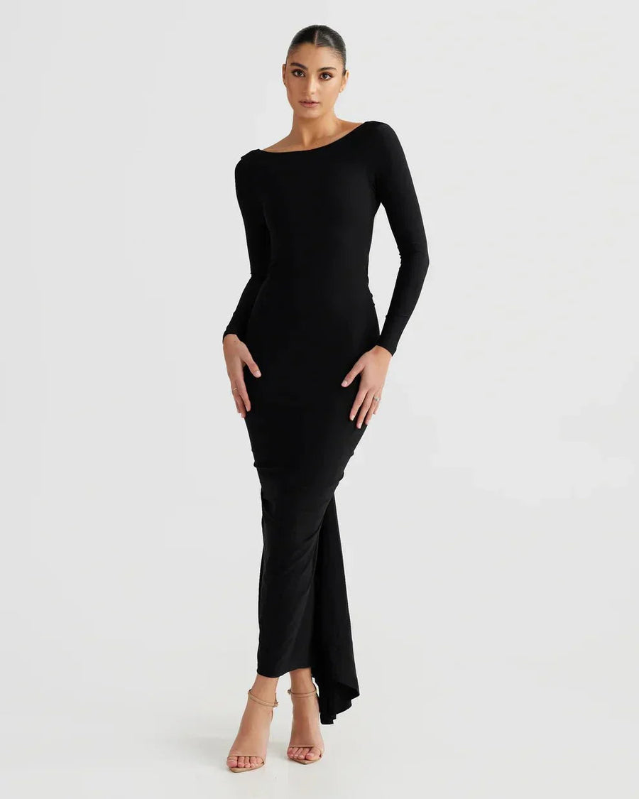 Cami Maxi Dress in Black