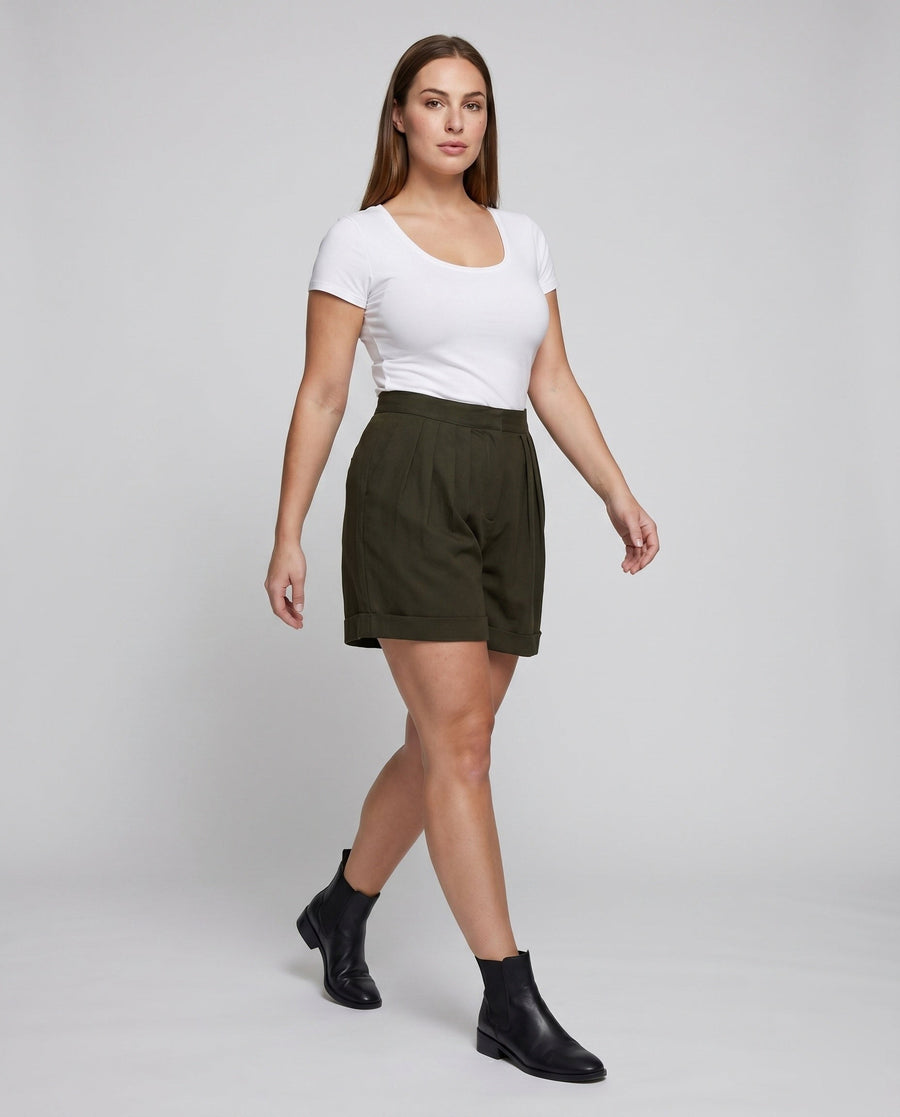 Camila Casual Linen Shorts