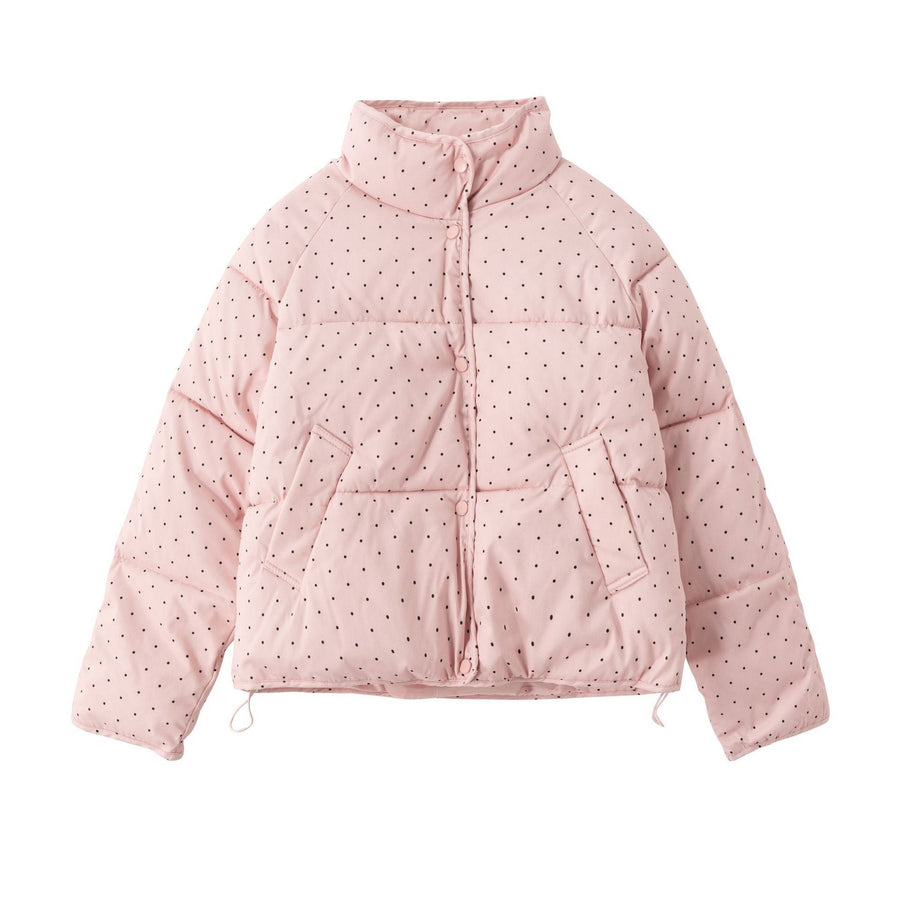 Camila Elegant Quilted Jacket with Pockets in Pink