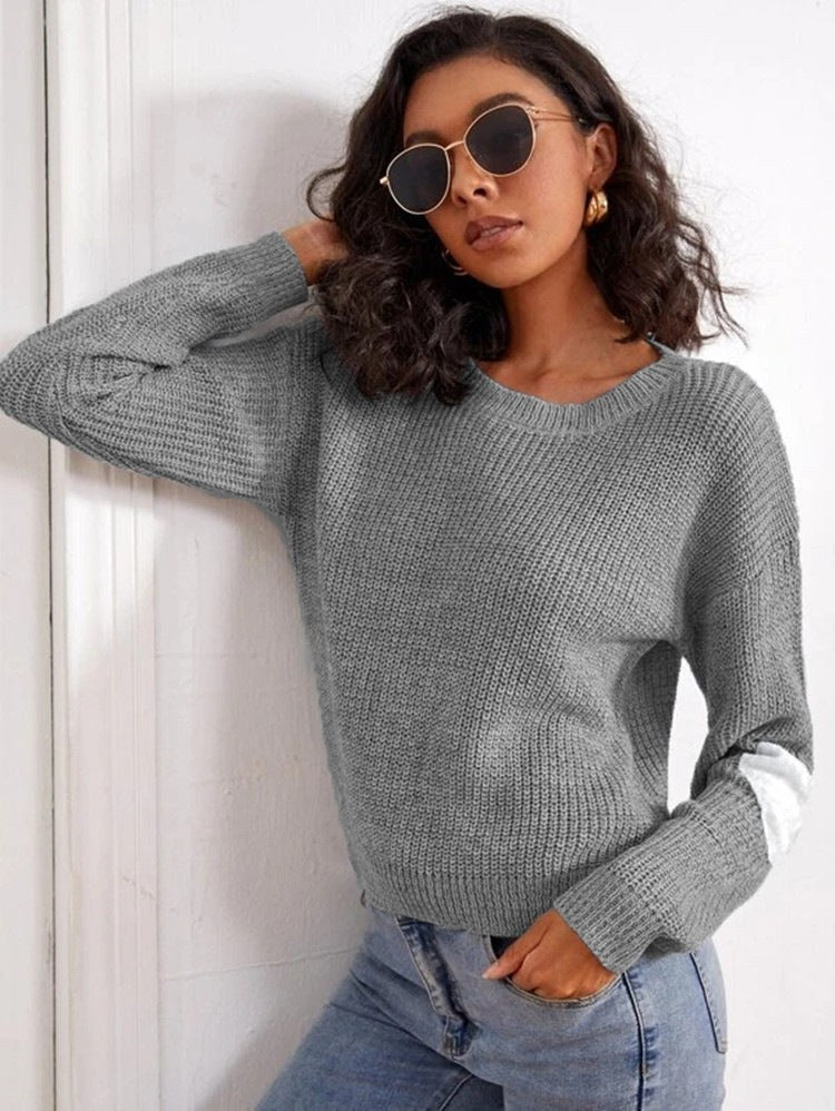 Camila Knit Sweater in Grey