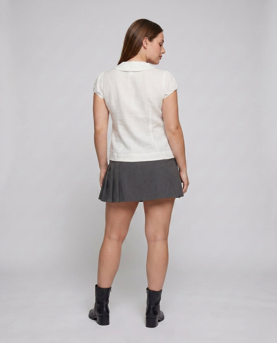 Camila Lightweight Linen Blouse