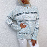 Camila Sweater with Oversized in Blue