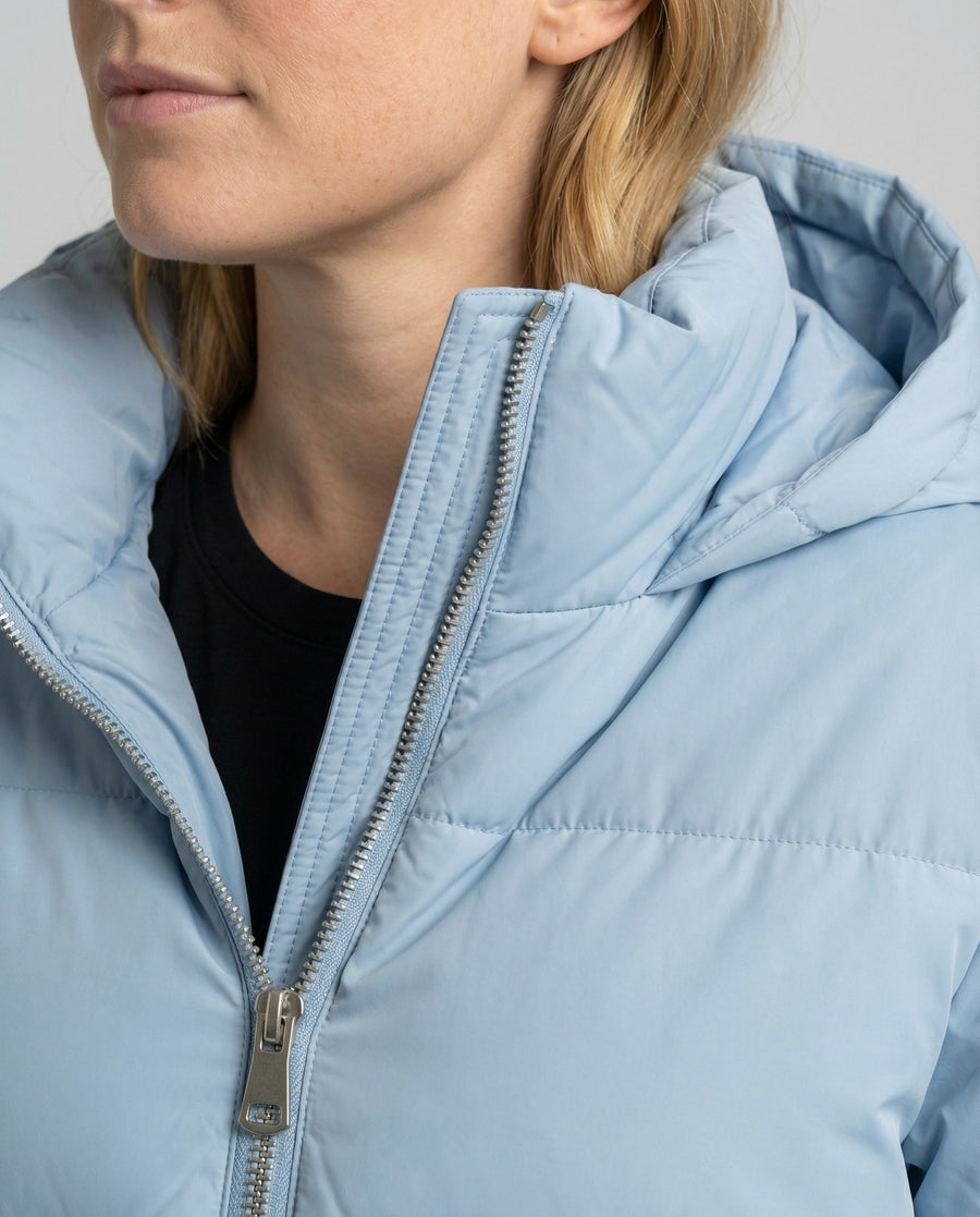 Camille Coat with Hood and Fitted