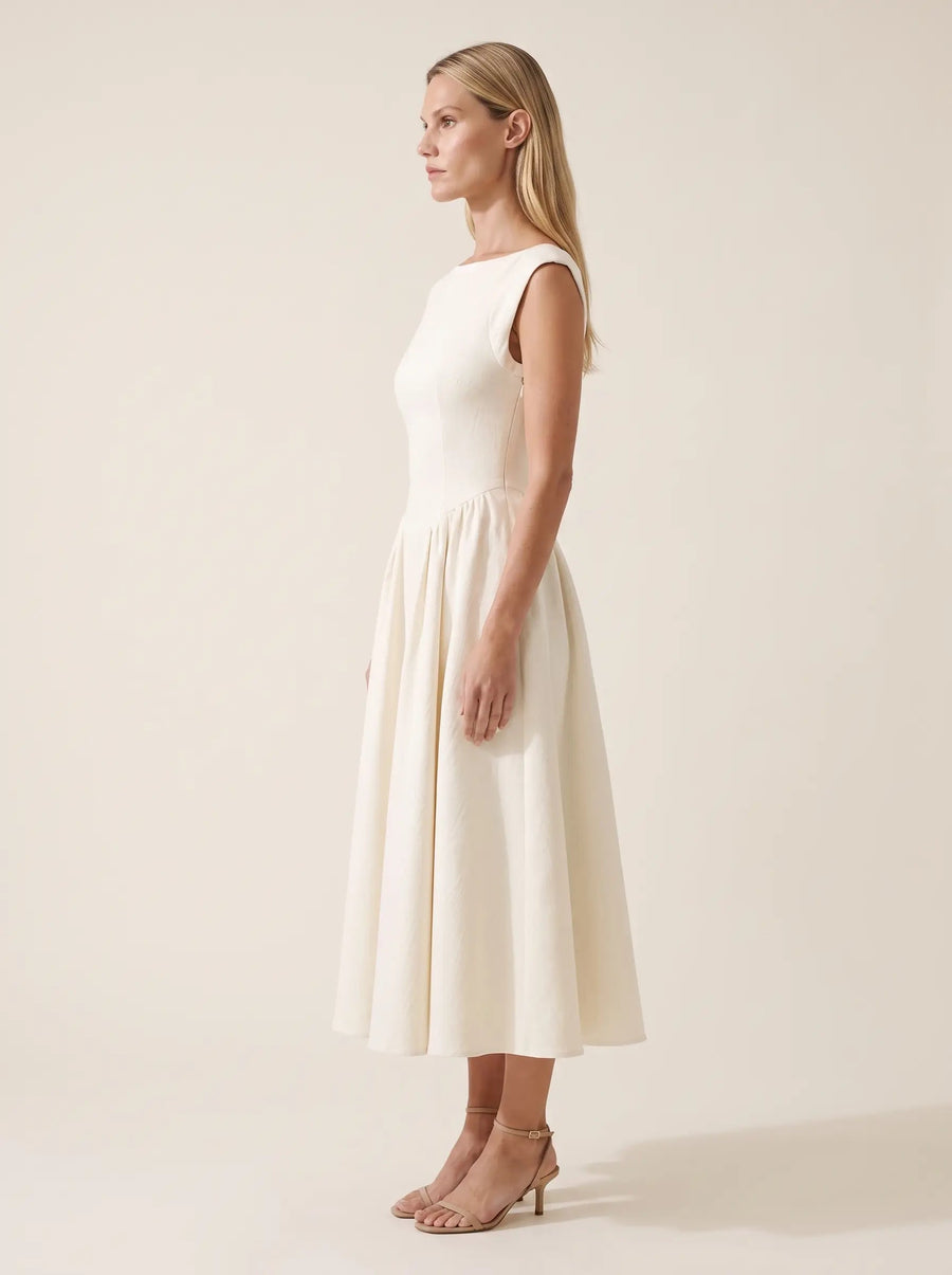 CAMILLE ELEGANCE MIDI DRESS side