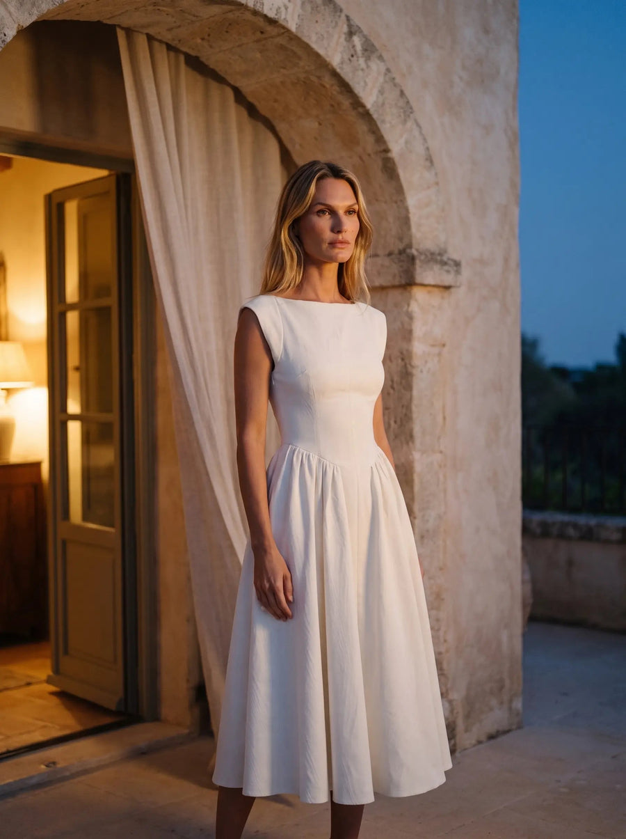 CAMILLE ELEGANCE MIDI DRESS evening