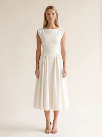 CAMILLE ELEGANCE MIDI DRESS front