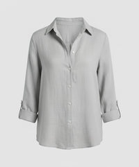 Camille Elegant Blouse in Grey