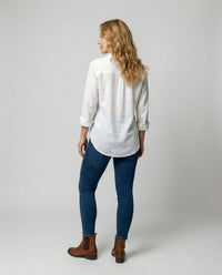 Camille Elegant Blouse in White