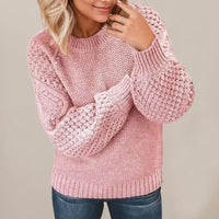 Camille Knit Sweater in Pink