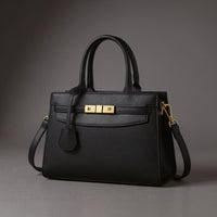 Camille Top Handle Bag in Charcoal