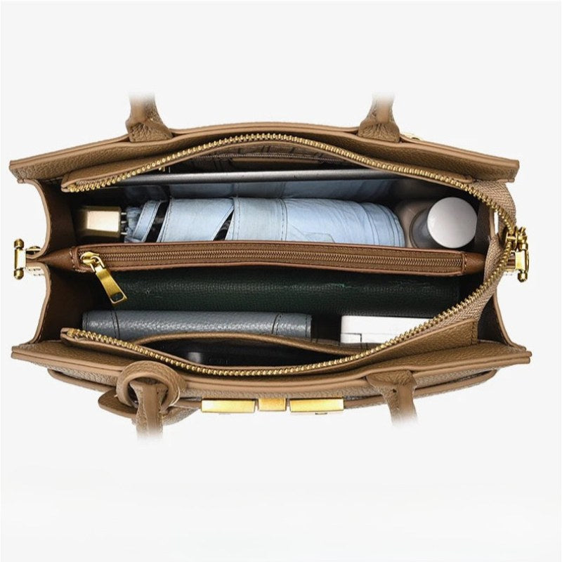 Camille Top Handle Bag in Slate Gray