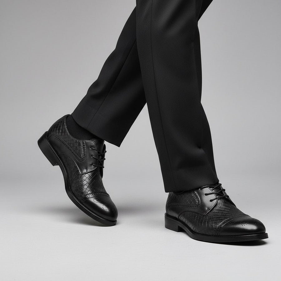 Canton Cap Toe Derby in Charcoal