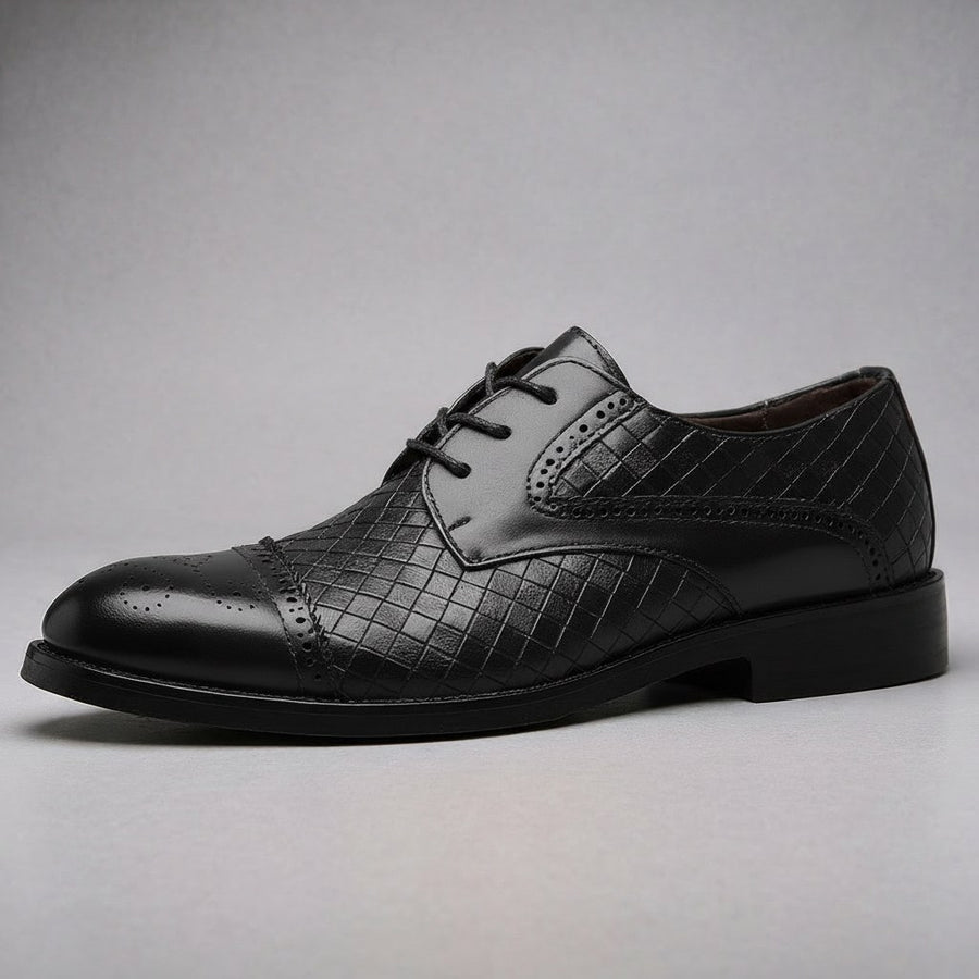 Canton Cap Toe Derby in Charcoal