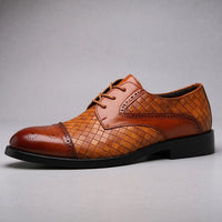 Canton Cap Toe Derby in Cognac
