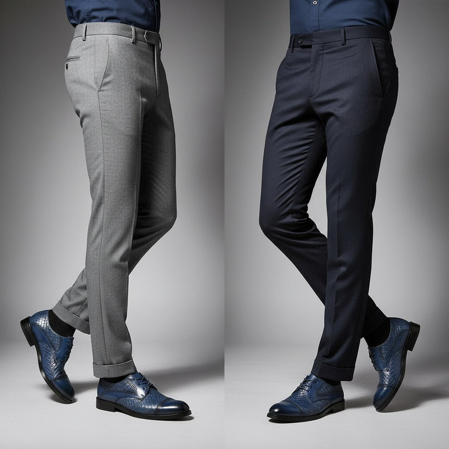 Canton Cap Toe Derby in Royal Blue