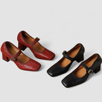 Cara™ Stylish Orthopedic Mary Jane Shoes in Red