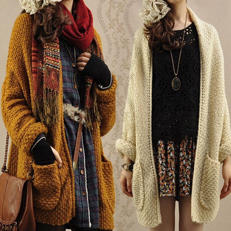 Carmen Casual Knit Cardigan with Pockets