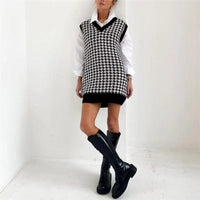Carmen Casual Knit Sweater with V-Neck