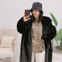 Carmen Coat with Pockets and Oversized in Black