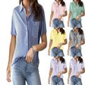 Carmen Elegant Blouse with Short Sleeve