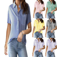 Carmen Elegant Blouse with Short Sleeve