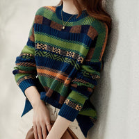 Carmen Knit Sweater with Crew Neck