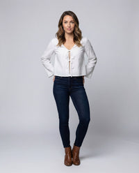 Carmen Linen Blouse