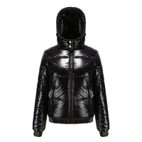 Carmen Quilted Jacket with Hood in Black