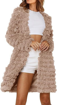 Caro Coat in Dark Khaki