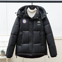 Caro Jacket with Zip Front and Hood in Black