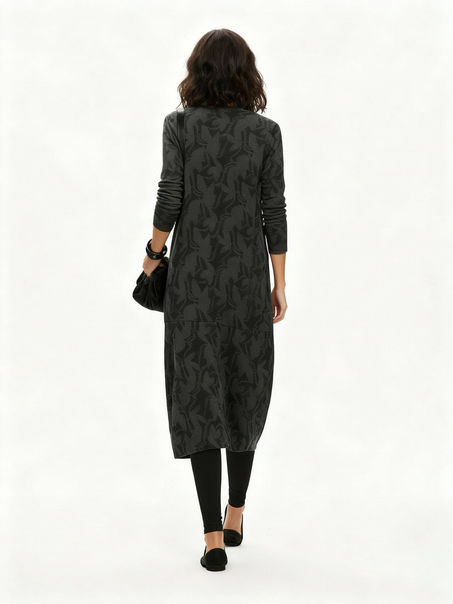Caro Knit Dress in Black