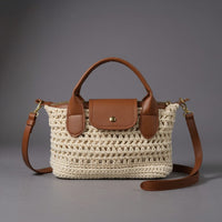 Carolyn Crochet Bag in Beige