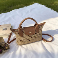 Carolyn Crochet Bag in Khaki