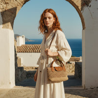 Carolyn Crochet Bag in Khaki