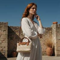 Carolyn Crochet Bag in Khaki