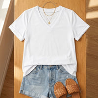 Carwyn Women's V-Neck Short Sleeve T-Shirt