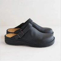 Caspar Casual Sandals in Black