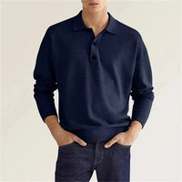Caspar Casual Sweater in Navy