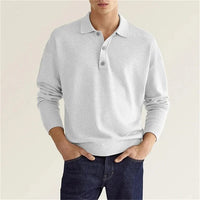 Caspar Casual Sweater in White
