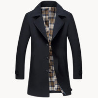 Caspar Trench Coat in Black