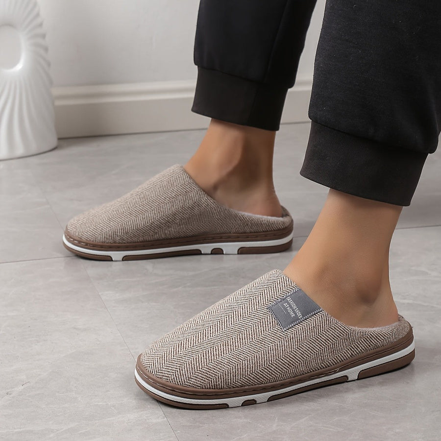 Caspar Warm Shoes in Coffee