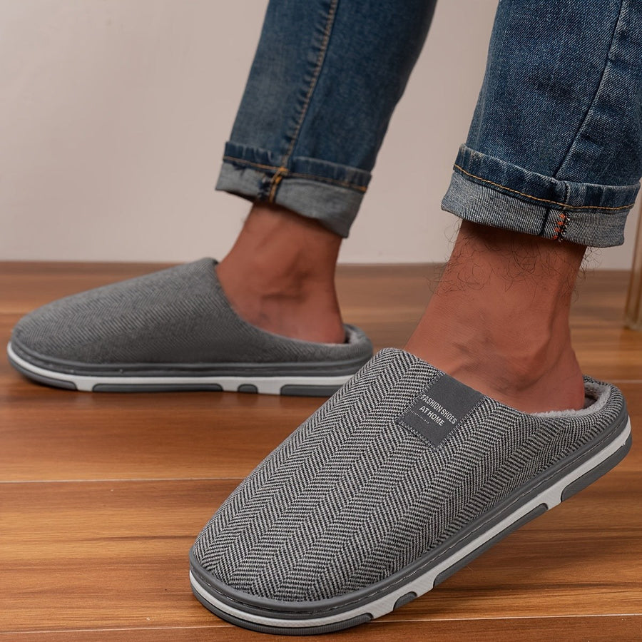 Caspar Warm Shoes in Dark Grey