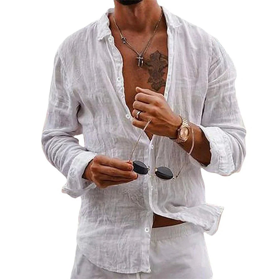 Casper Elegant Shirt in White