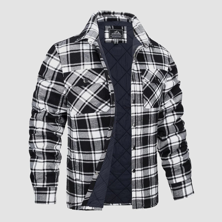 Casper Jacket with Striped in Black