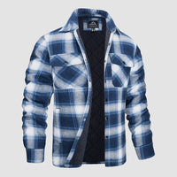 Casper Jacket with Striped in Blue