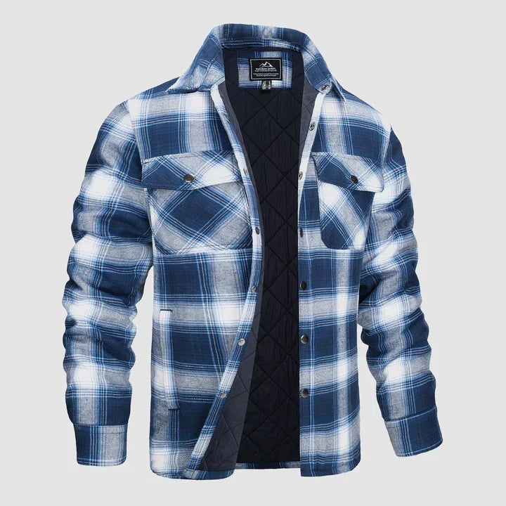 Casper Jacket with Striped in Blue
