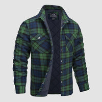 Casper Jacket with Striped in Green