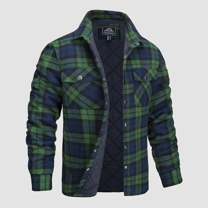 Casper Jacket with Striped in Green