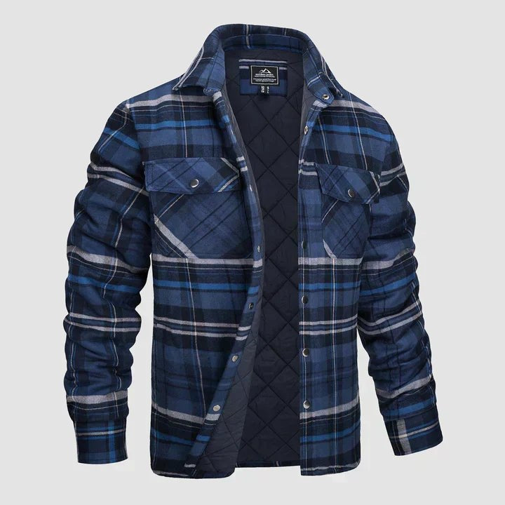 Casper Jacket with Striped in Navy